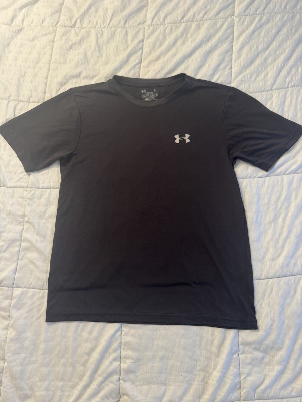 Under Armour Black Logo T-Shirt Tech 2.0 Short Sleeve Loose Fit Gym Fitness